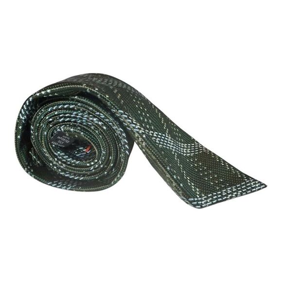 Oscar By Oscar de la Renta Handmade Tie Green Blue - Picture 4 of 9